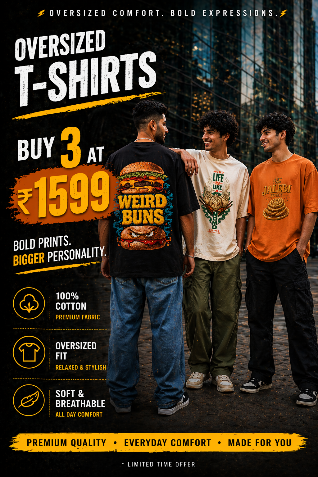 Buy Any 3 @1599 Men