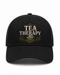 Tea Therapy Embroidery Trucker Cap