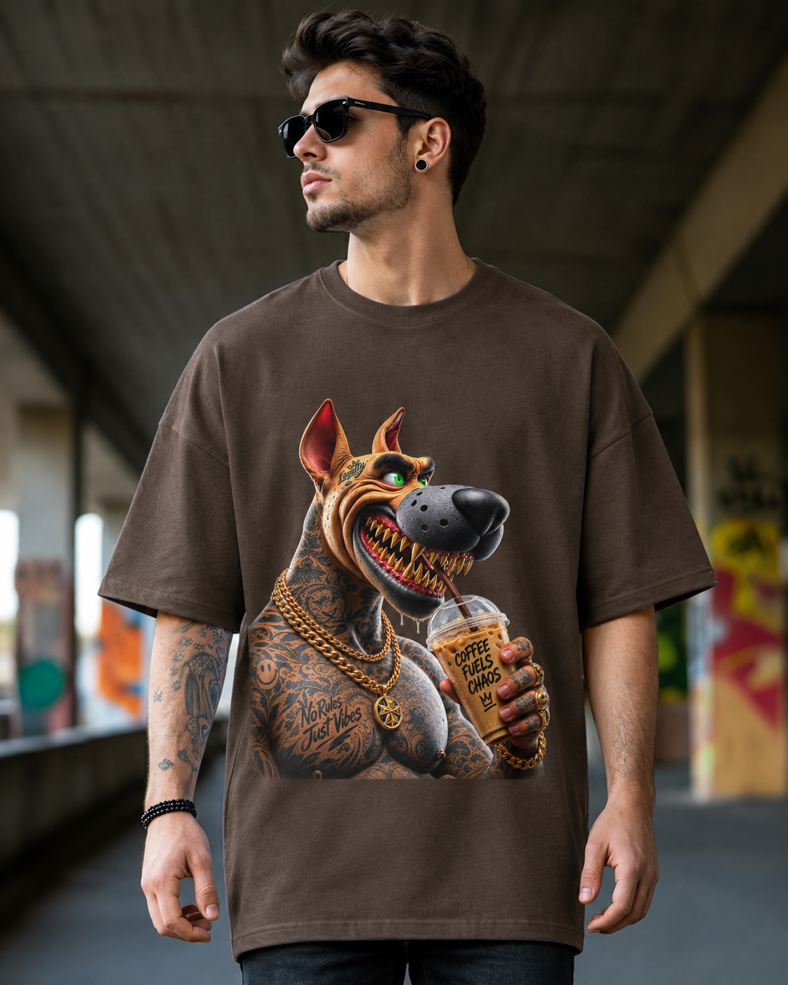 Brown front
