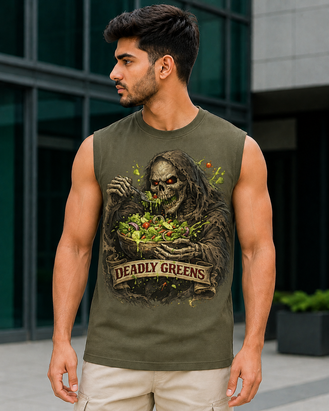 Olive Green front