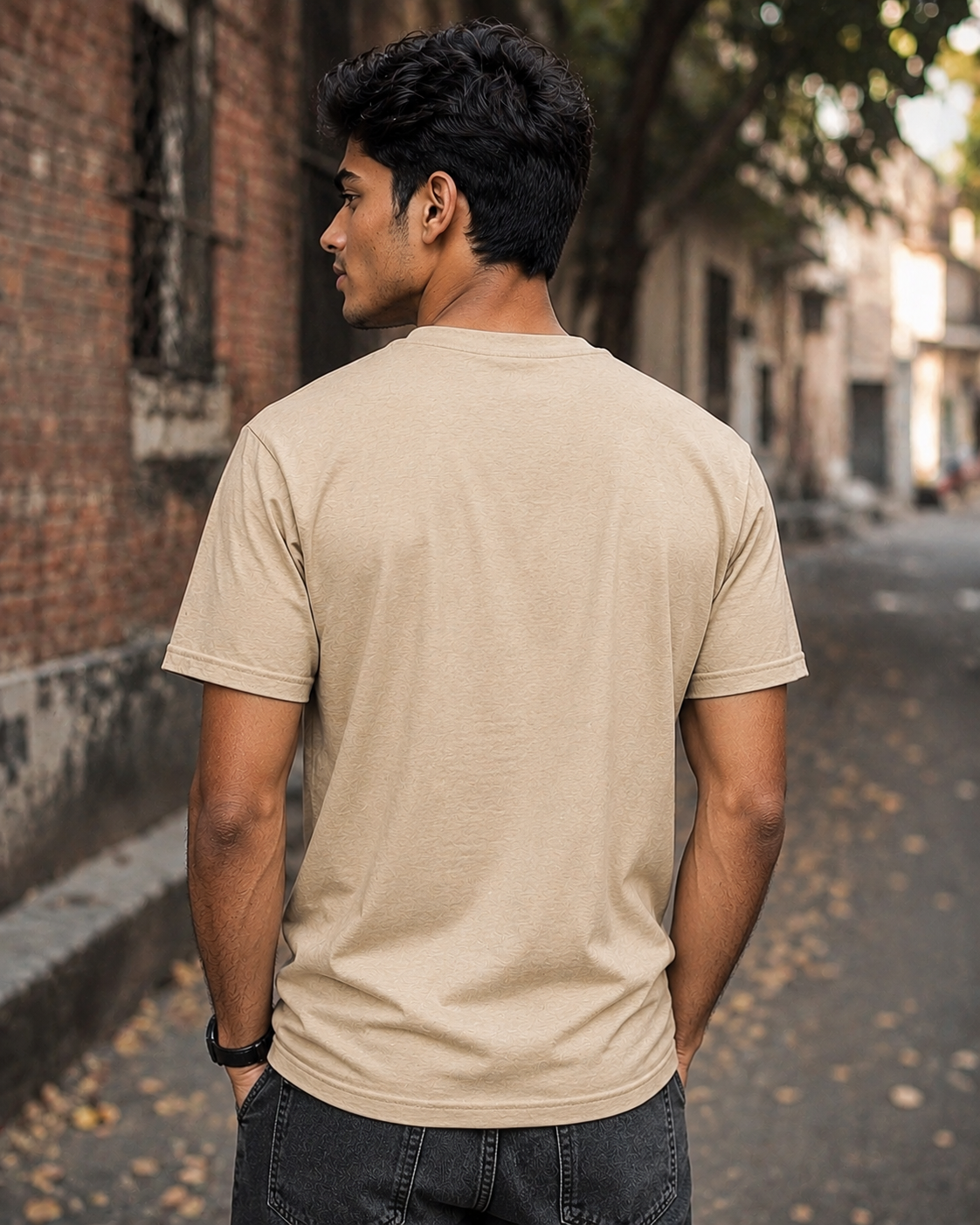 Beige back