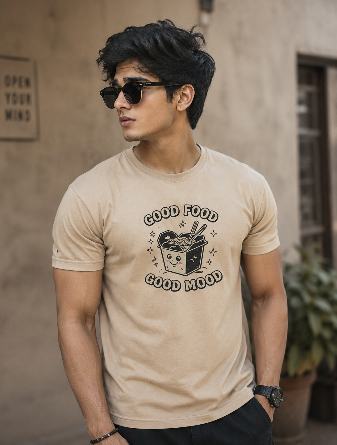 Beige front