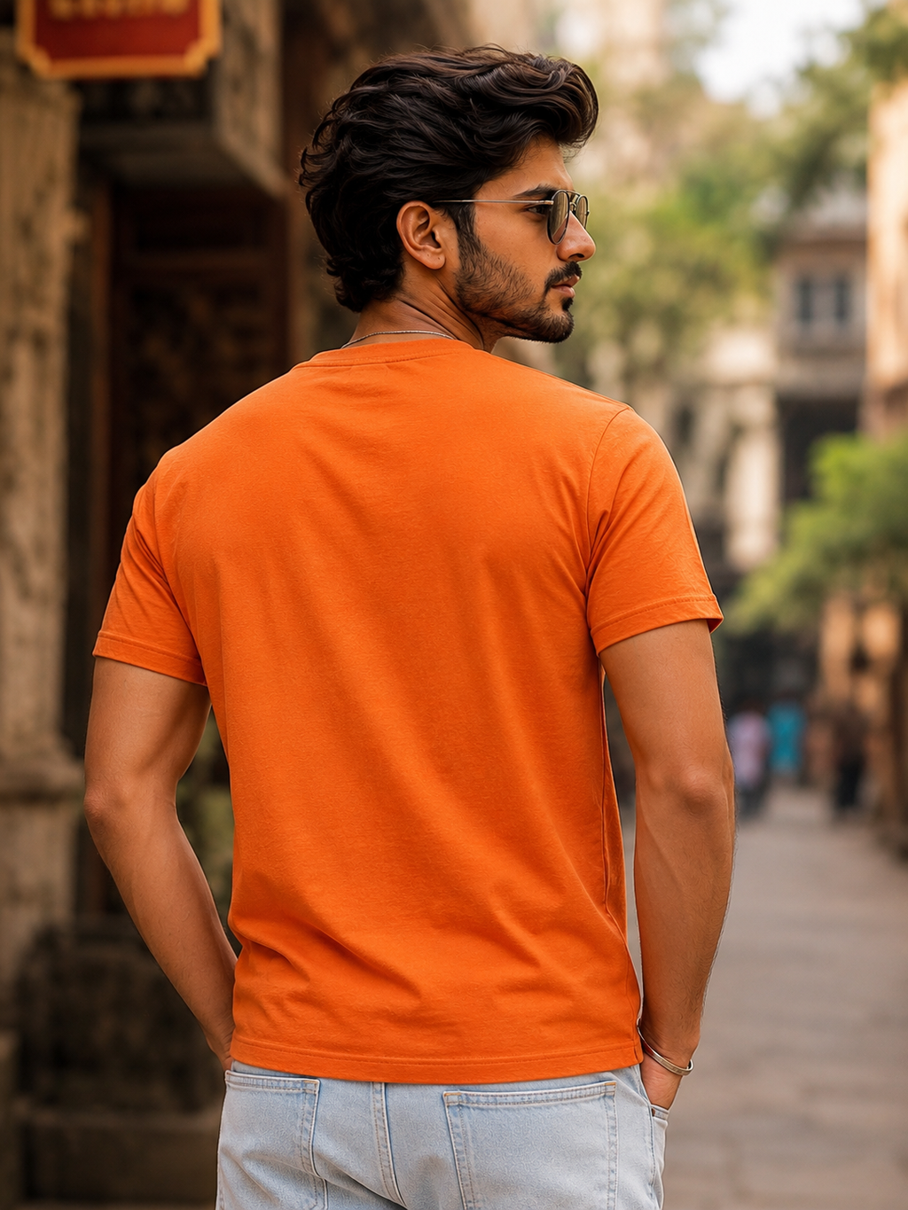Orange back