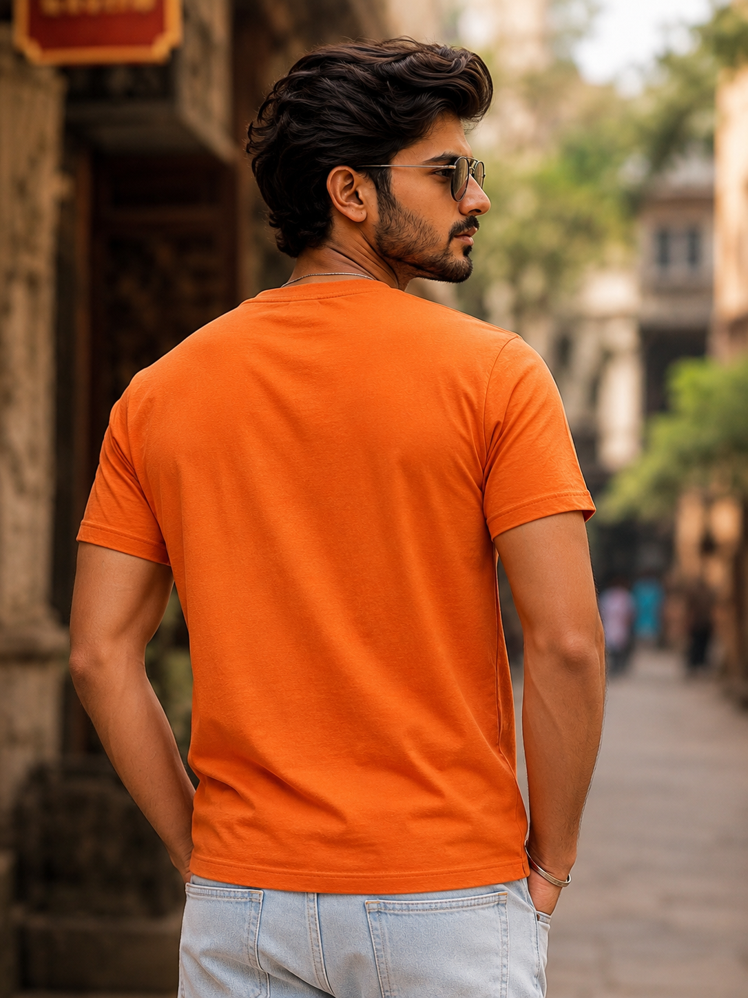 Orange back