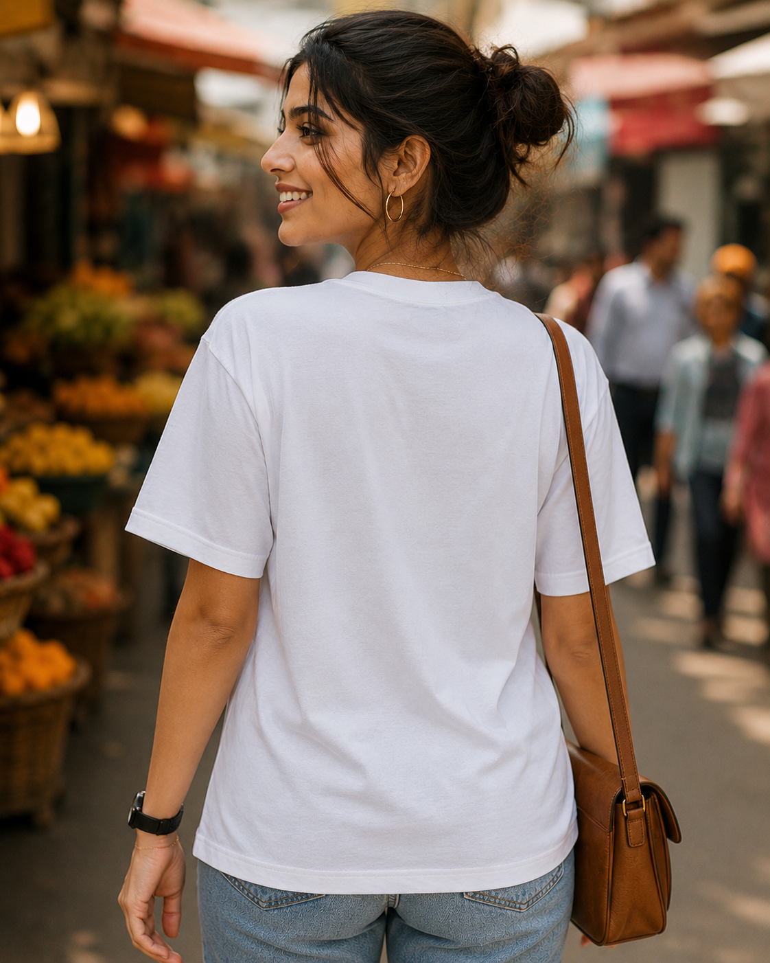 White backside