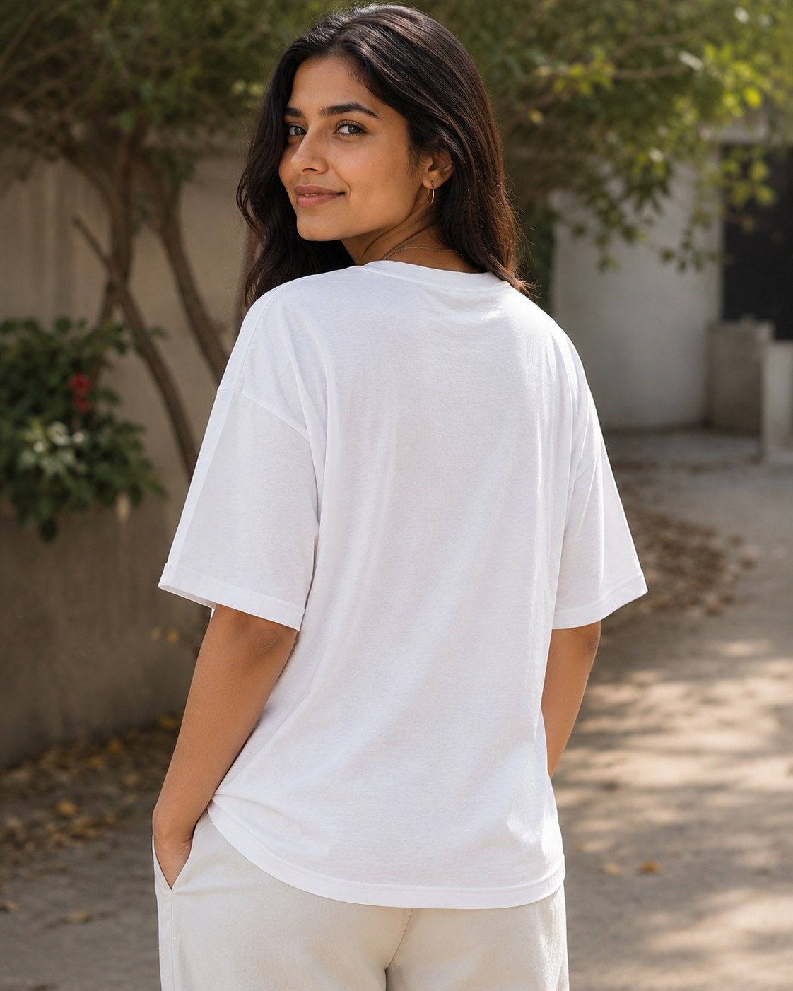 White backside