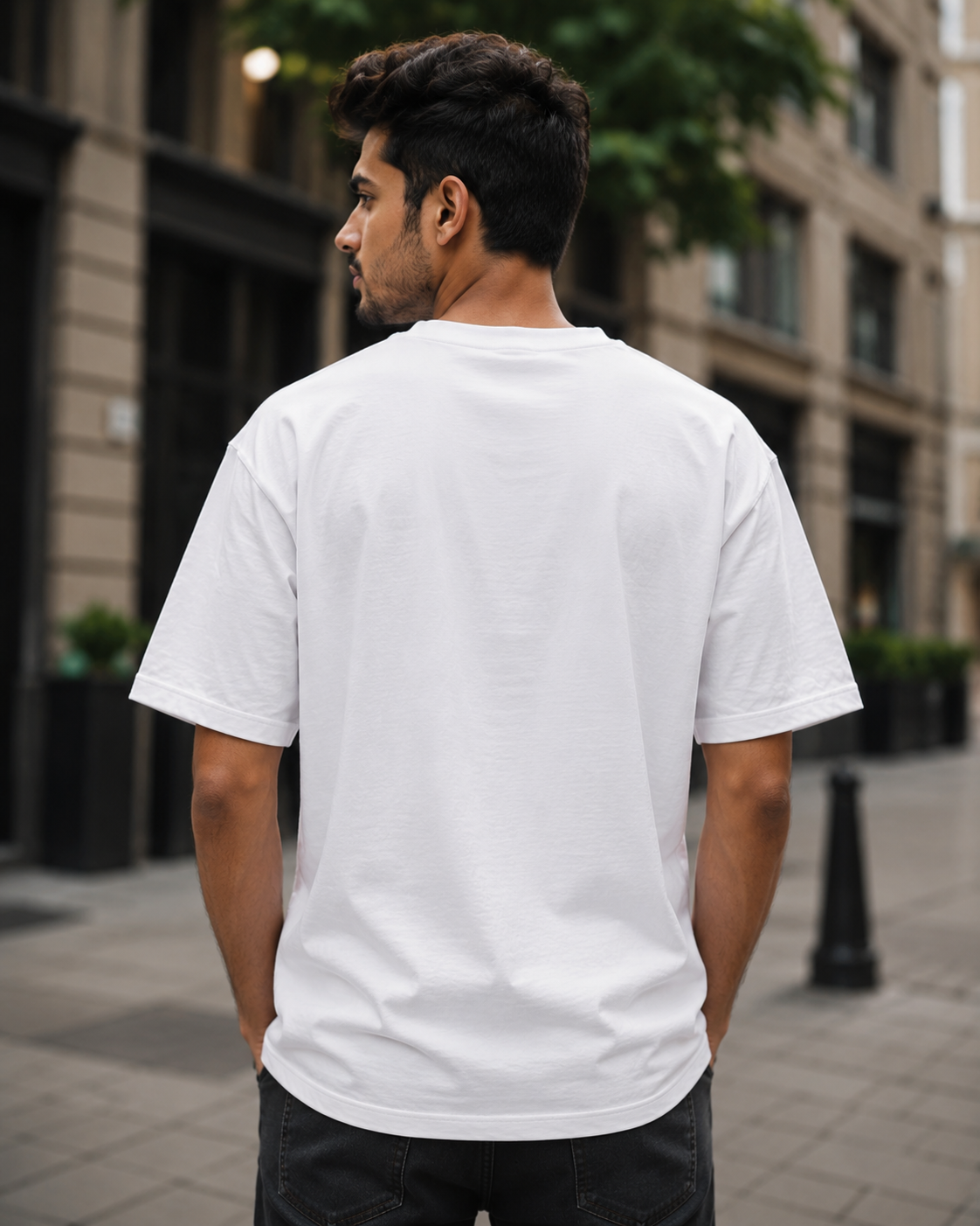 White backside