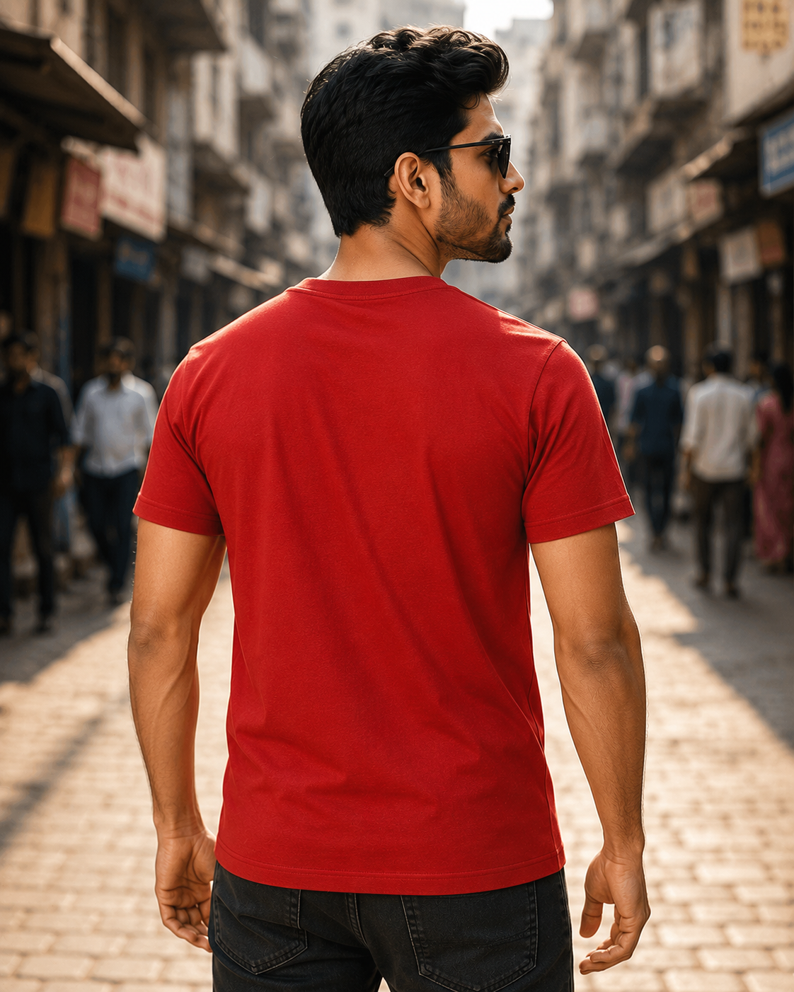 Red backside