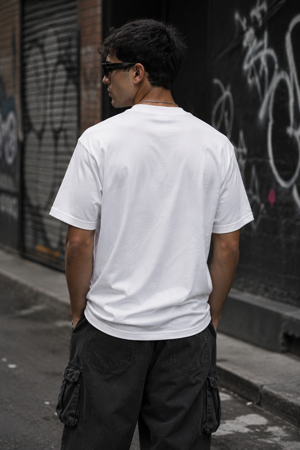 White backside