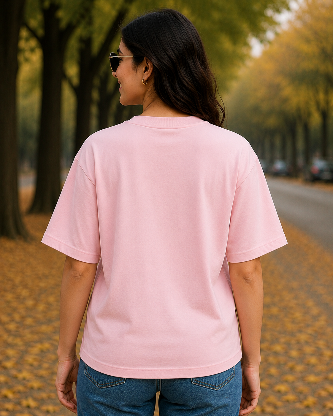 Light Baby Pink backside tshirt 