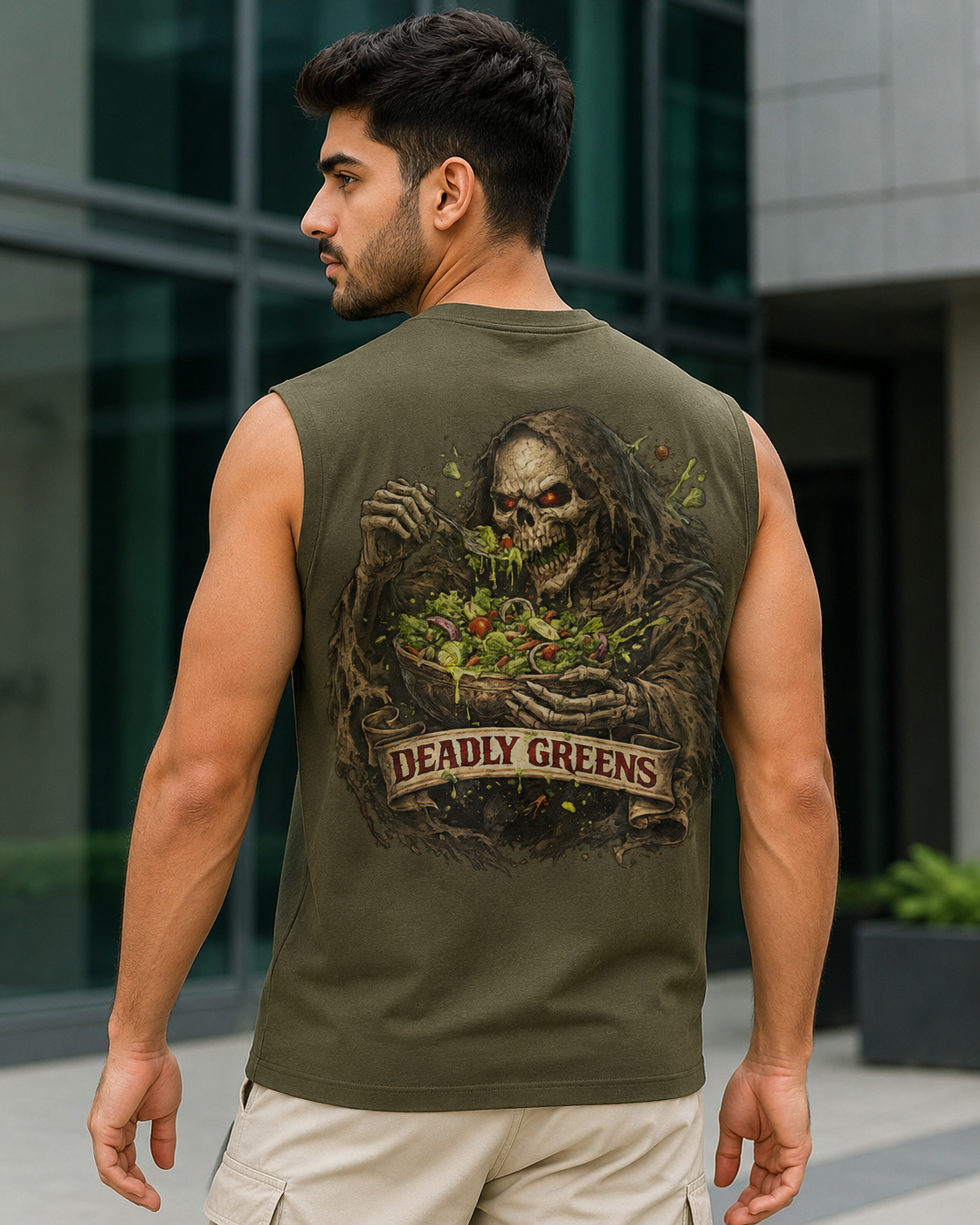 Olive Green backside