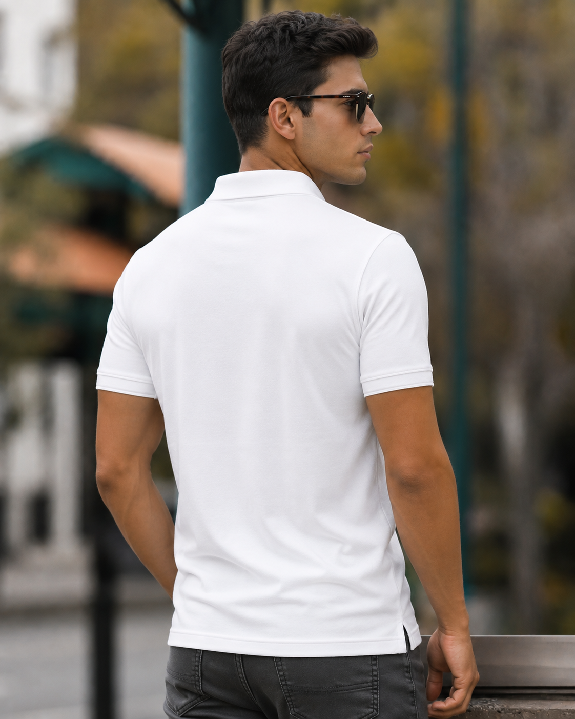 White backside