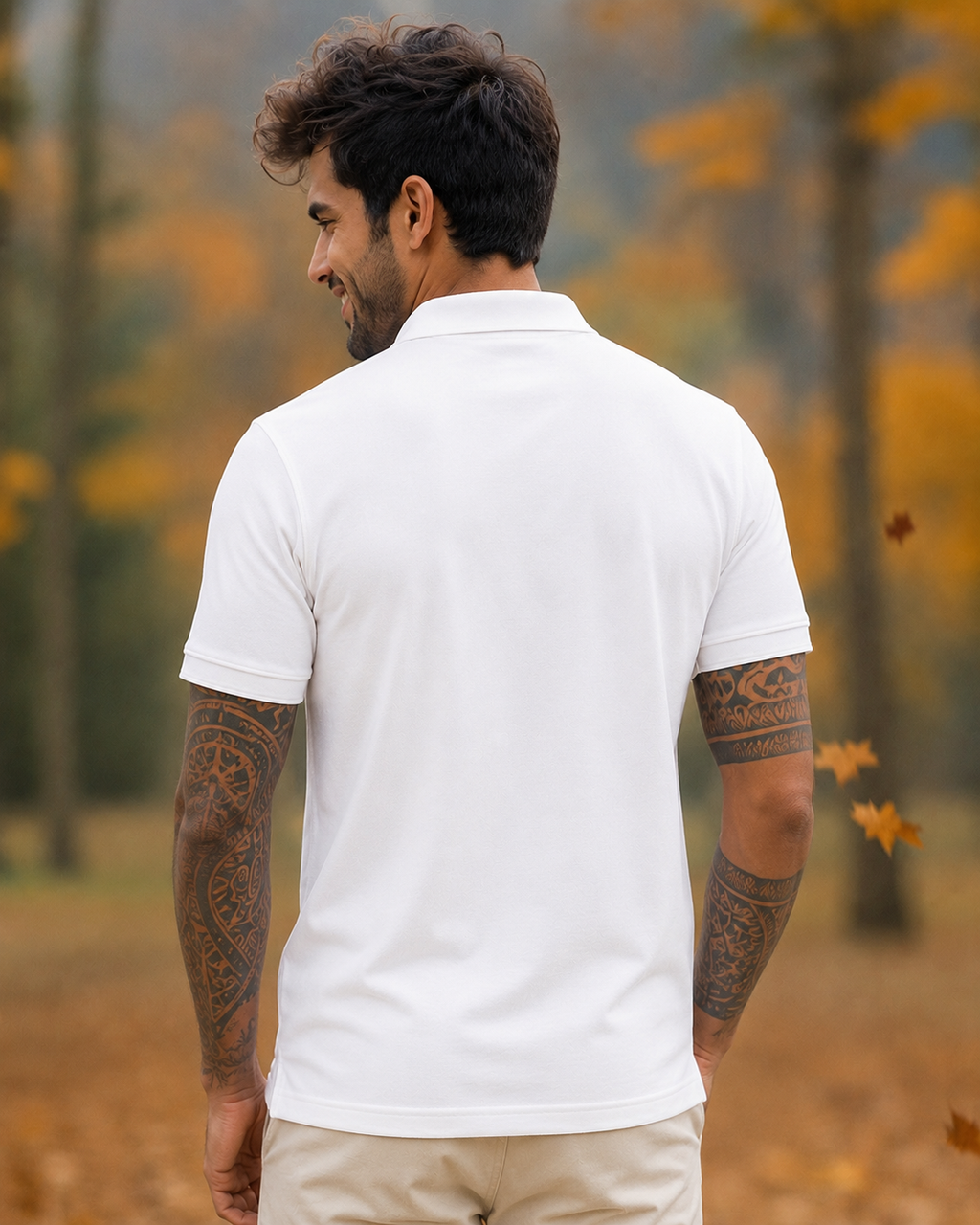White backside