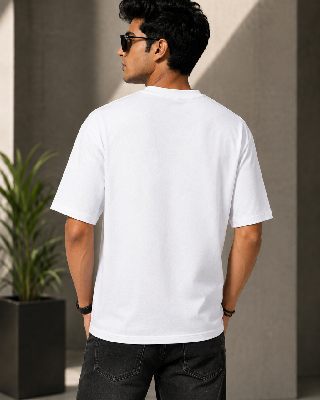 White backside